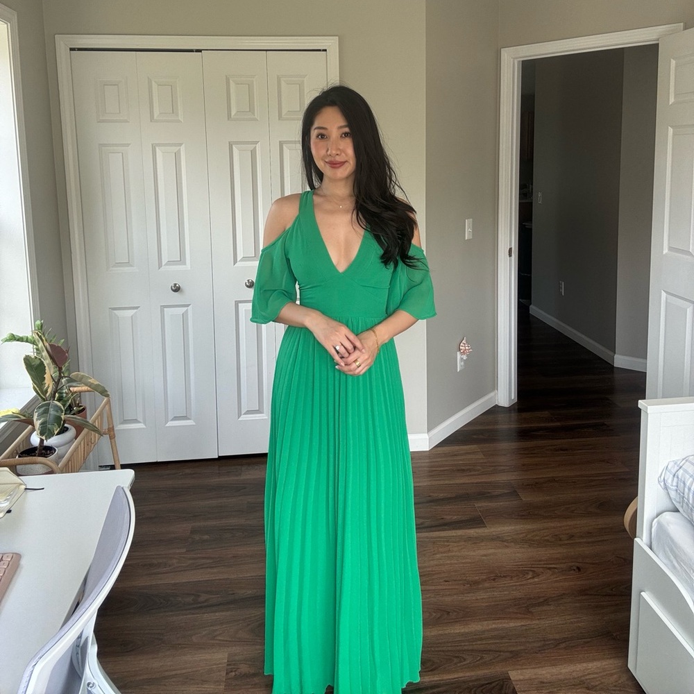 Elegant Green Women's Maxi Dress